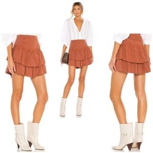 Ruffles In The Sand Mini Skirt